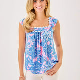Gyah TopWomens - Tops - BlousesLILLY PULITZERThe Printed Peach Savannah