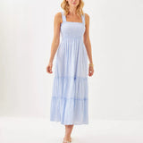 Hadly Smocked Maxi DressHeartland Retail ItemsLILLY PULITZERThe Printed Peach Savannah