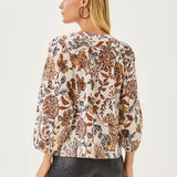 Haida Eyelet TopWomens - Tops - BlousesLILLY PULITZERThe Printed Peach Savannah