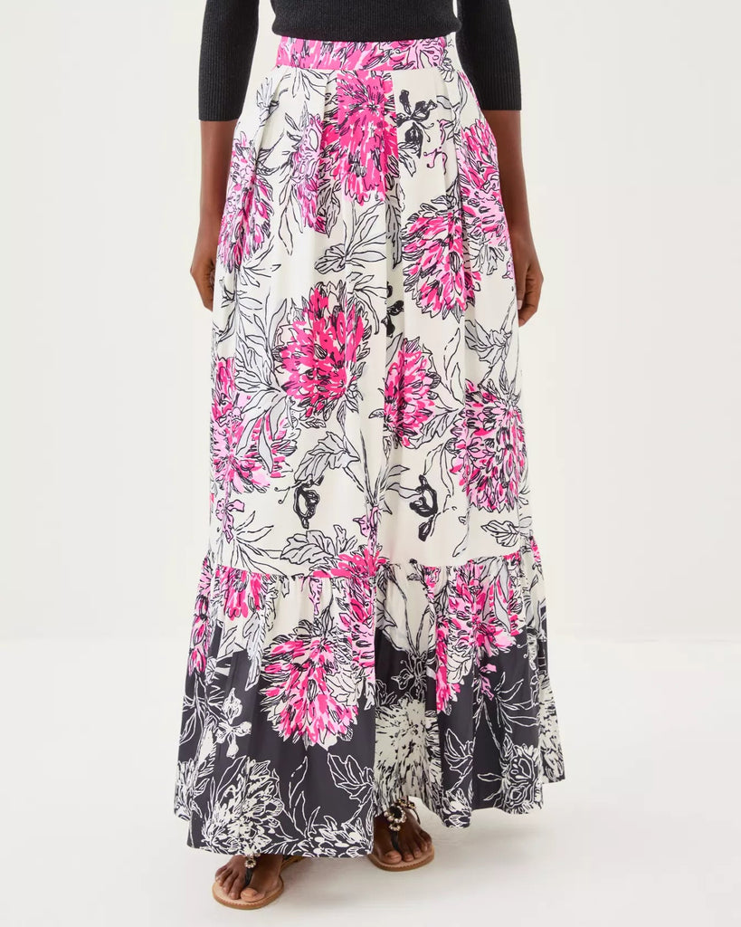 Inaya High Rise Maxi SkirtWomens - Bottoms - SkirtsLILLY PULITZERThe Printed Peach Savannah