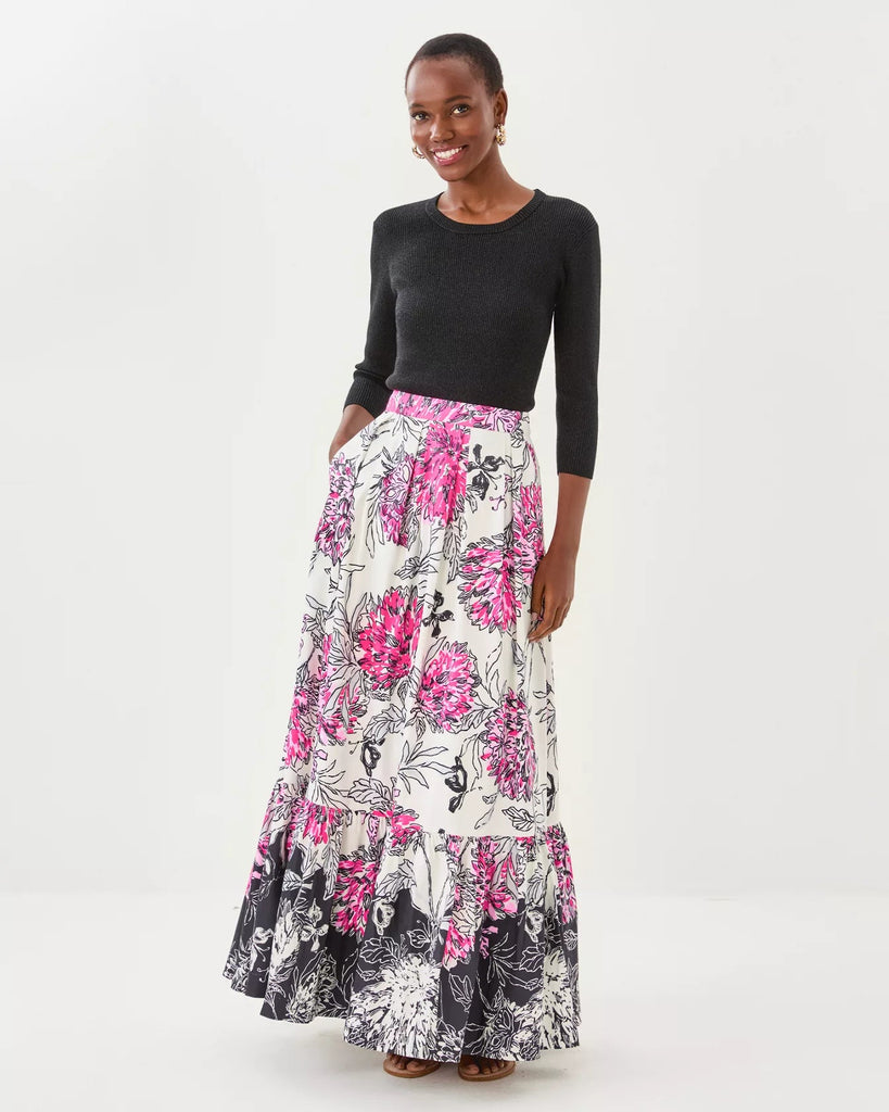 Inaya High Rise Maxi SkirtWomens - Bottoms - SkirtsLILLY PULITZERThe Printed Peach Savannah