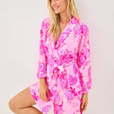 Issie Pajama Knit RobeWomen - Pajamas - RobesLILLY PULITZERThe Printed Peach Savannah