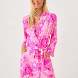Issie Pajama Knit RobeWomen - Pajamas - RobesLILLY PULITZERThe Printed Peach Savannah