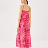 Jesslyn Silk Maxi Slip DressWomens - Dresses - Swing DressesLILLY PULITZERThe Printed Peach Savannah