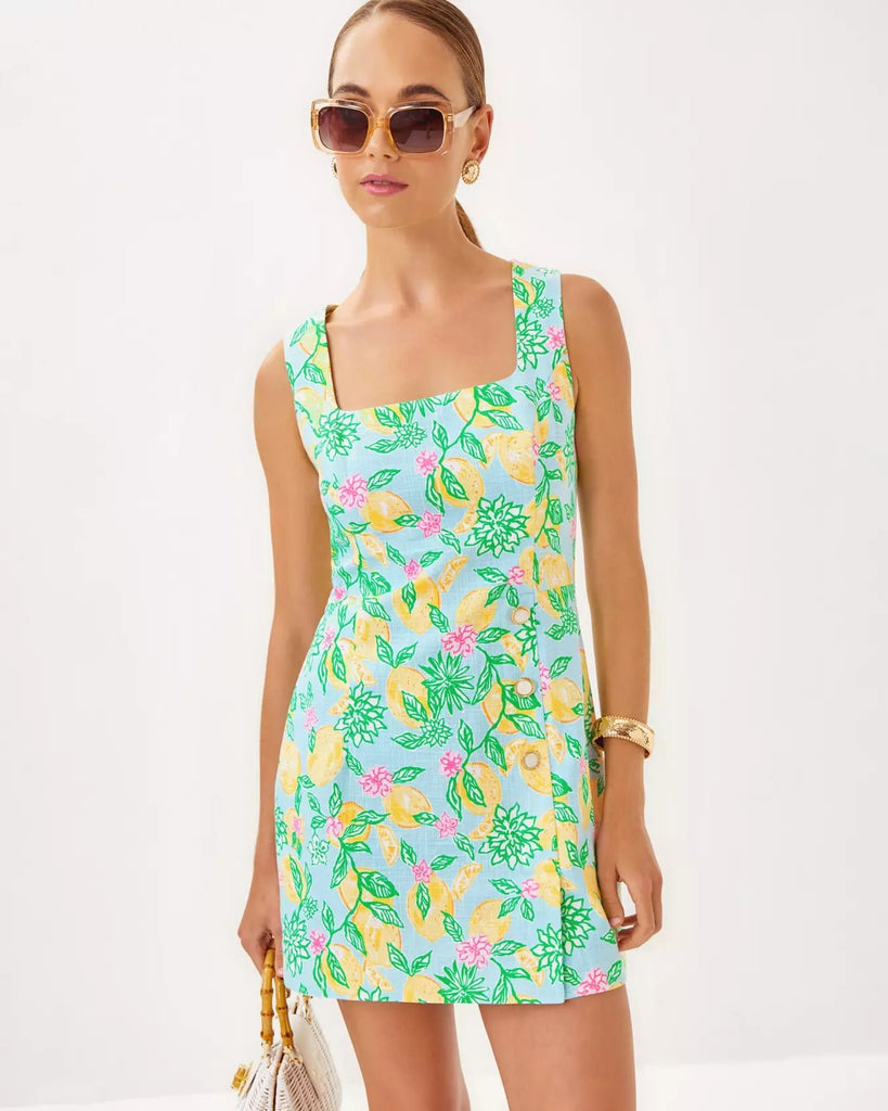 Kalinara Skirted RomperWomens - RompersLILLY PULITZERThe Printed Peach Savannah