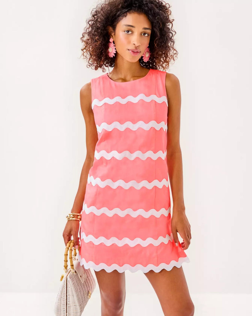 Kerra Shift RomperWomens - RompersLILLY PULITZERThe Printed Peach Savannah