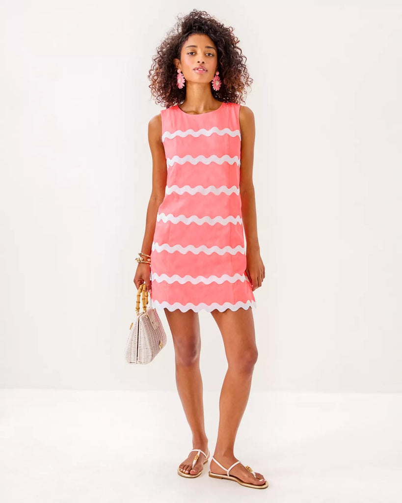 Kerra Shift RomperWomens - RompersLILLY PULITZERThe Printed Peach Savannah