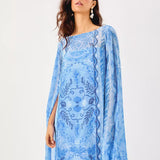 Kingston Silk Maxi CaftanWomens - DressesLILLY PULITZERThe Printed Peach Savannah