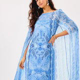 Kingston Silk Maxi CaftanWomens - DressesLILLY PULITZERThe Printed Peach Savannah