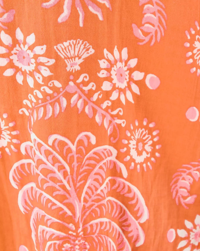 Kwitney Long Sleeve Cotton Cover - UpWomens - DressesLILLY PULITZERThe Printed Peach Savannah