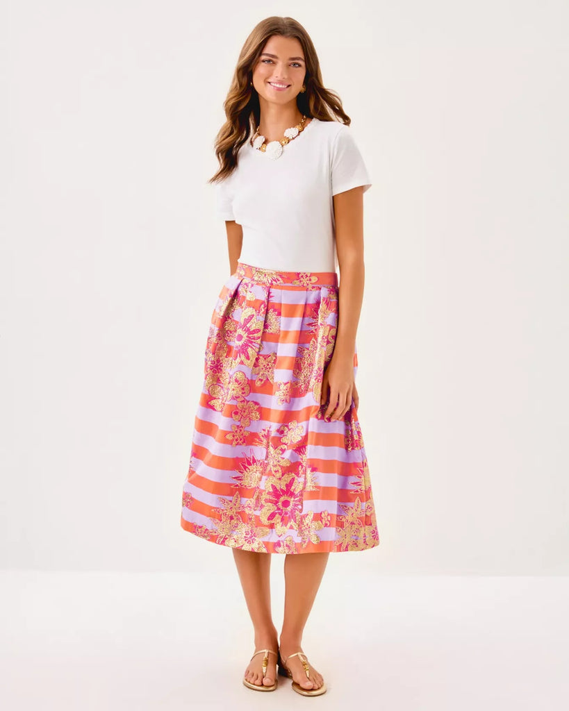 Lauderdale Midi SkirtHeartland Retail ItemsLILLY PULITZERThe Printed Peach Savannah