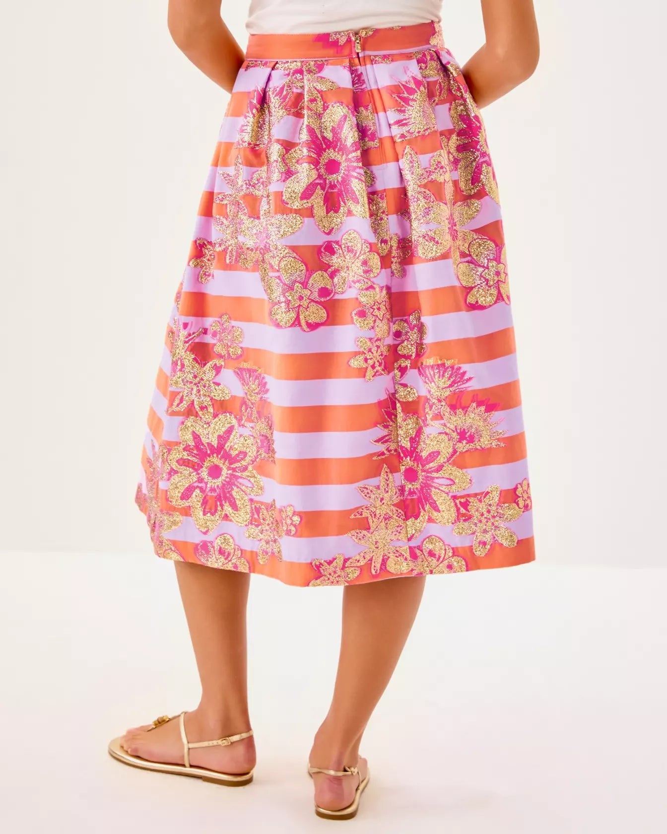 Lauderdale Midi SkirtHeartland Retail ItemsLILLY PULITZERThe Printed Peach Savannah