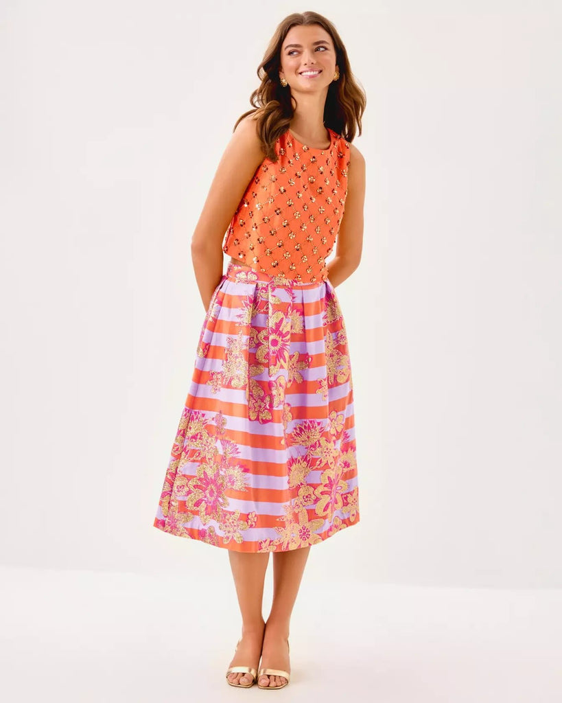 Lauderdale Midi SkirtHeartland Retail ItemsLILLY PULITZERThe Printed Peach Savannah