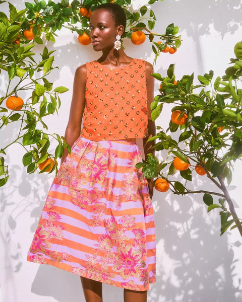 Lauderdale Midi SkirtHeartland Retail ItemsLILLY PULITZERThe Printed Peach Savannah