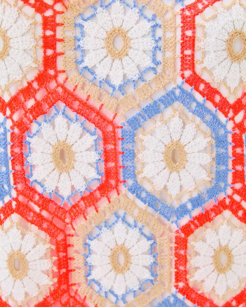 Leyla Crochet Shift DressHeartland Retail ItemsLILLY PULITZERThe Printed Peach Savannah