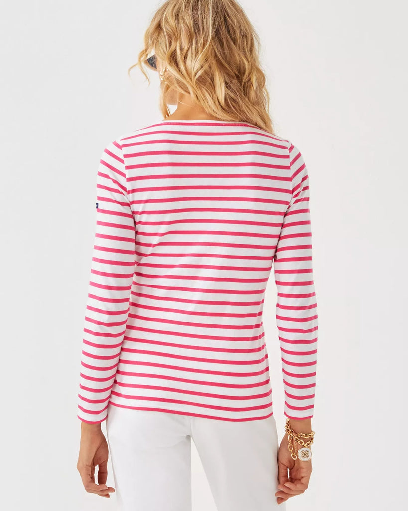 Lilly x Saint James Minquidame TeeHeartland Retail ItemsLILLY PULITZERThe Printed Peach Savannah