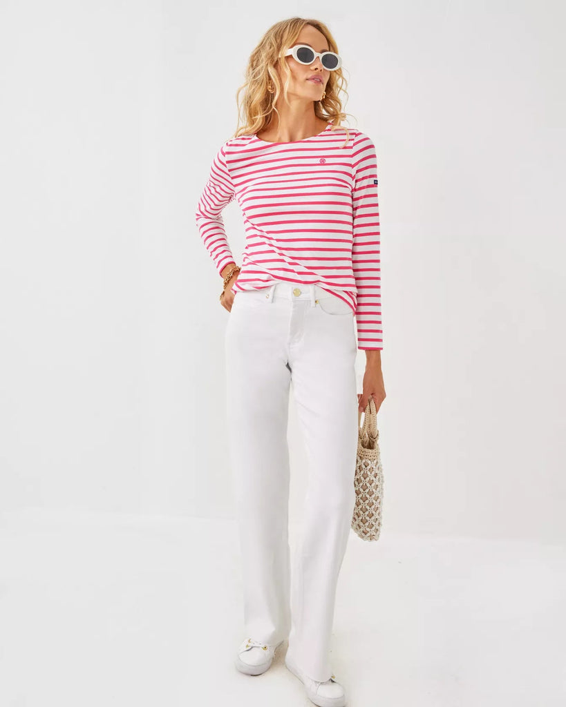 Lilly x Saint James Minquidame TeeHeartland Retail ItemsLILLY PULITZERThe Printed Peach Savannah