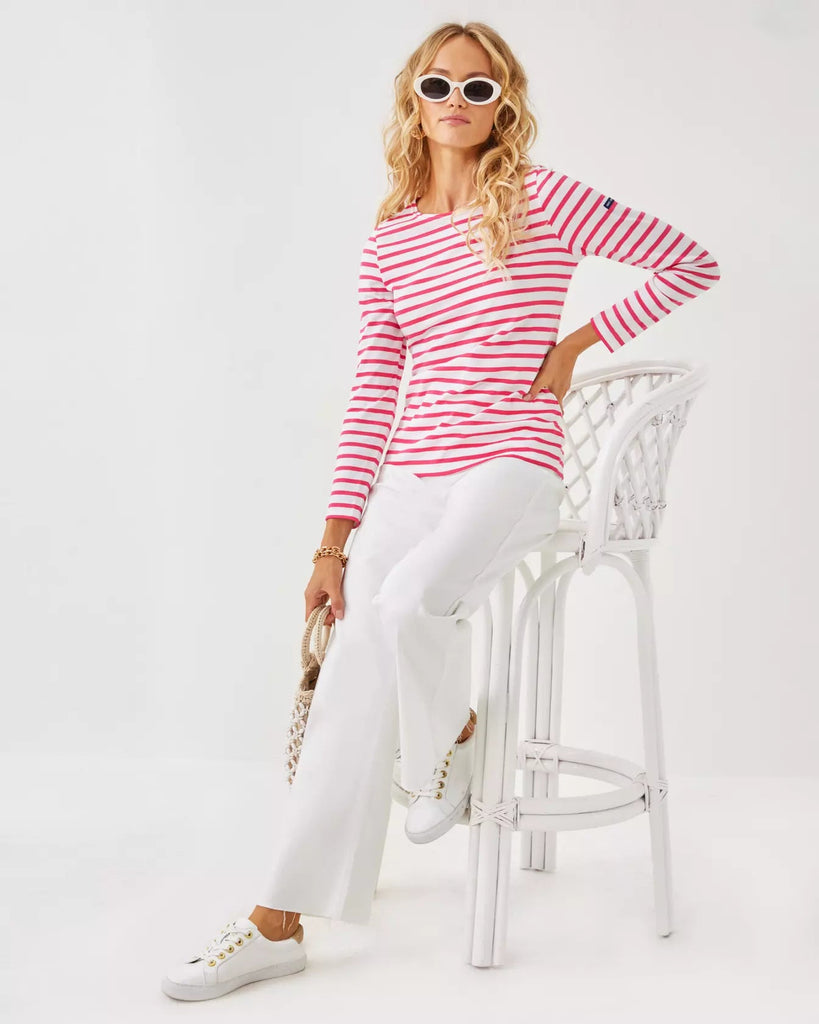 Lilly x Saint James Minquidame TeeHeartland Retail ItemsLILLY PULITZERThe Printed Peach Savannah