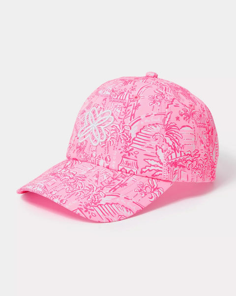Logo Run Around HatHeartland Retail ItemsLILLY PULITZERThe Printed Peach Savannah