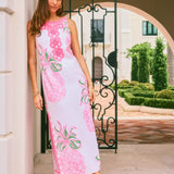 Marleigh Maxi Shift DressHeartland Retail ItemsLILLY PULITZERThe Printed Peach Savannah