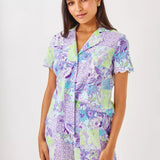Marlita PJ TopLILLY PULITZERThe Printed Peach Savannah