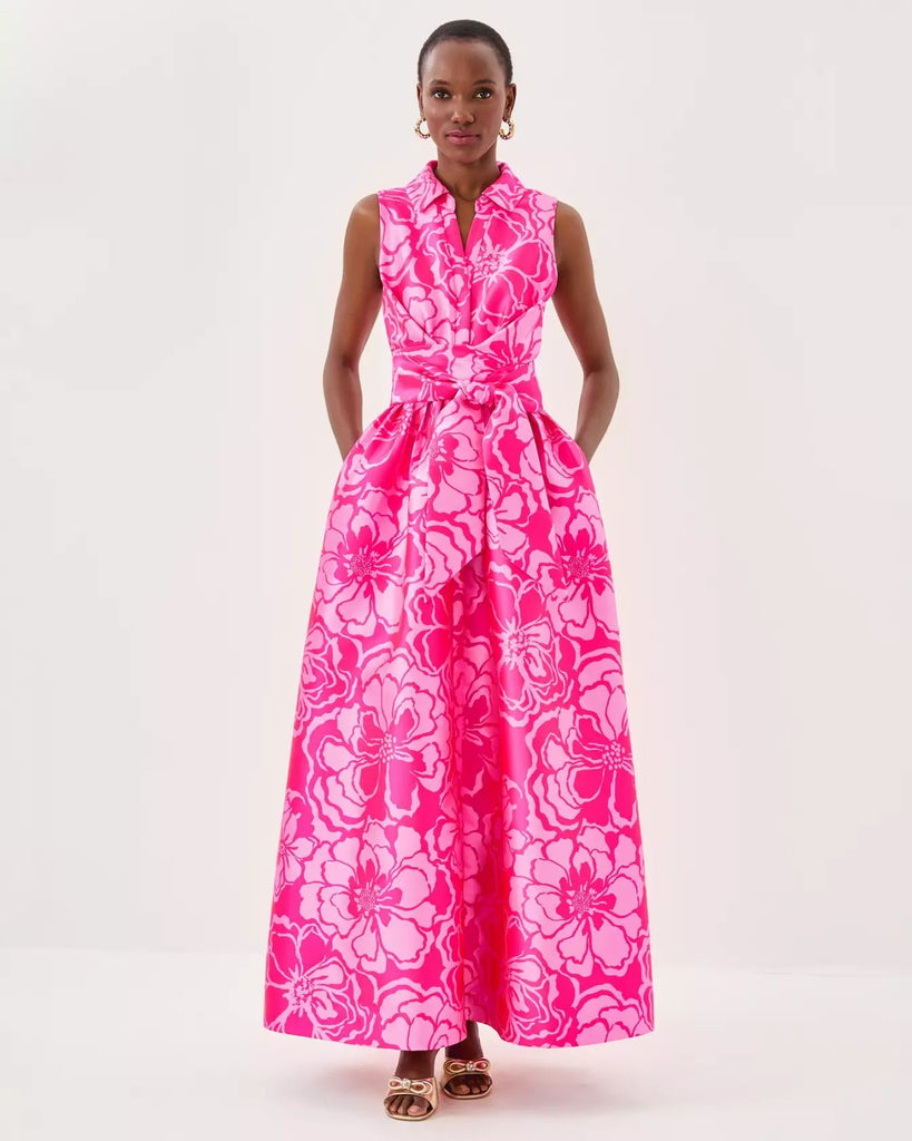 Marria Jacquard Maxi DressWomens - Dresses - Fit & FlareLILLY PULITZERThe Printed Peach Savannah
