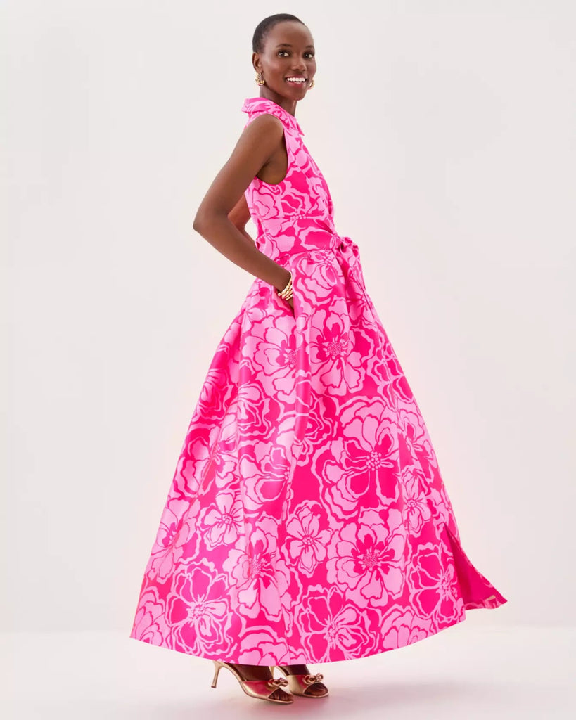Marria Jacquard Maxi DressWomens - Dresses - Fit & FlareLILLY PULITZERThe Printed Peach Savannah