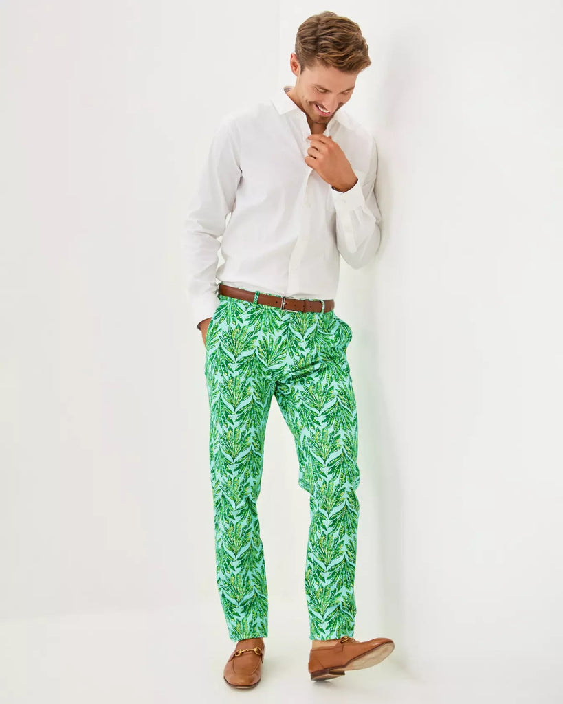 Men's Stuff 34" Mizner Stretch PantMens - Bottoms - PantsLILLY PULITZERThe Printed Peach Savannah