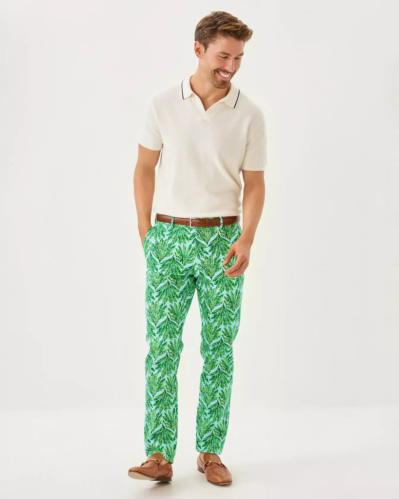 Men's Stuff 34" Mizner Stretch PantMens - Bottoms - PantsLILLY PULITZERThe Printed Peach Savannah