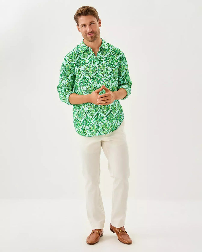 Men's Stuff Addison ShirtMens - Tops - Button upsLILLY PULITZERThe Printed Peach Savannah
