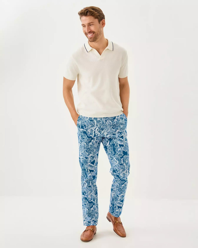 Men's Stuff Devonn Polo SweaterMens - Tops - PolosLILLY PULITZERThe Printed Peach Savannah