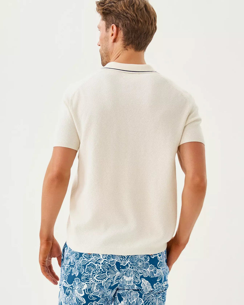 Men's Stuff Devonn Polo SweaterMens - Tops - PolosLILLY PULITZERThe Printed Peach Savannah