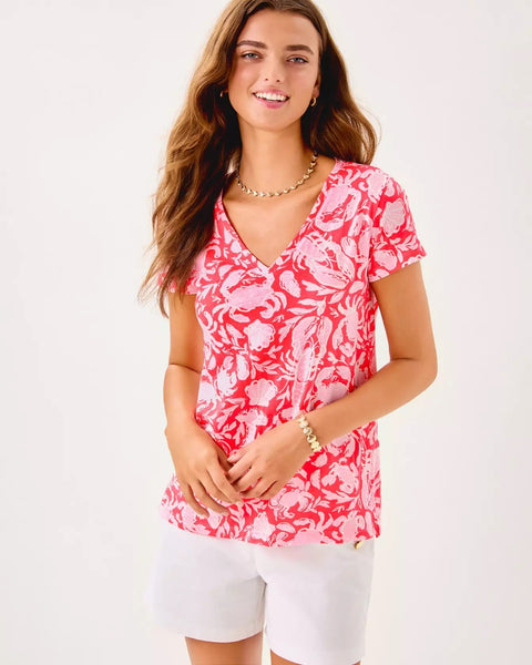 Meredith TeeHeartland Retail ItemsLILLY PULITZERThe Printed Peach Savannah