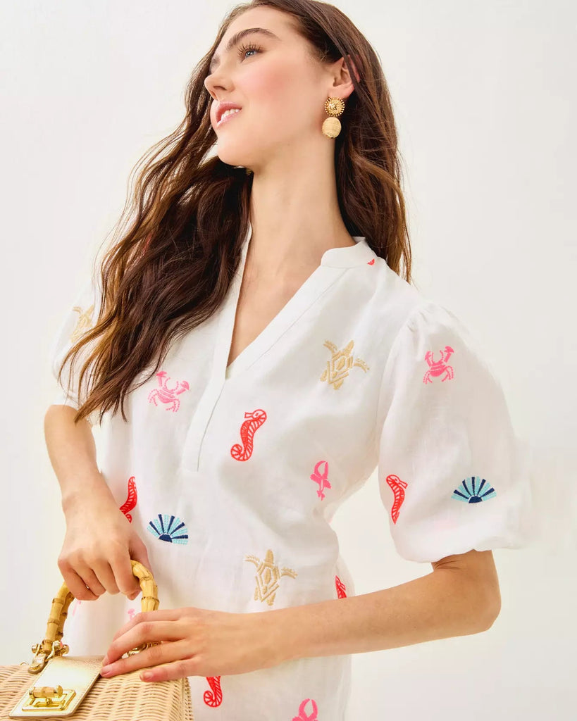 Mialeigh Linen DressHeartland Retail ItemsLILLY PULITZERThe Printed Peach Savannah