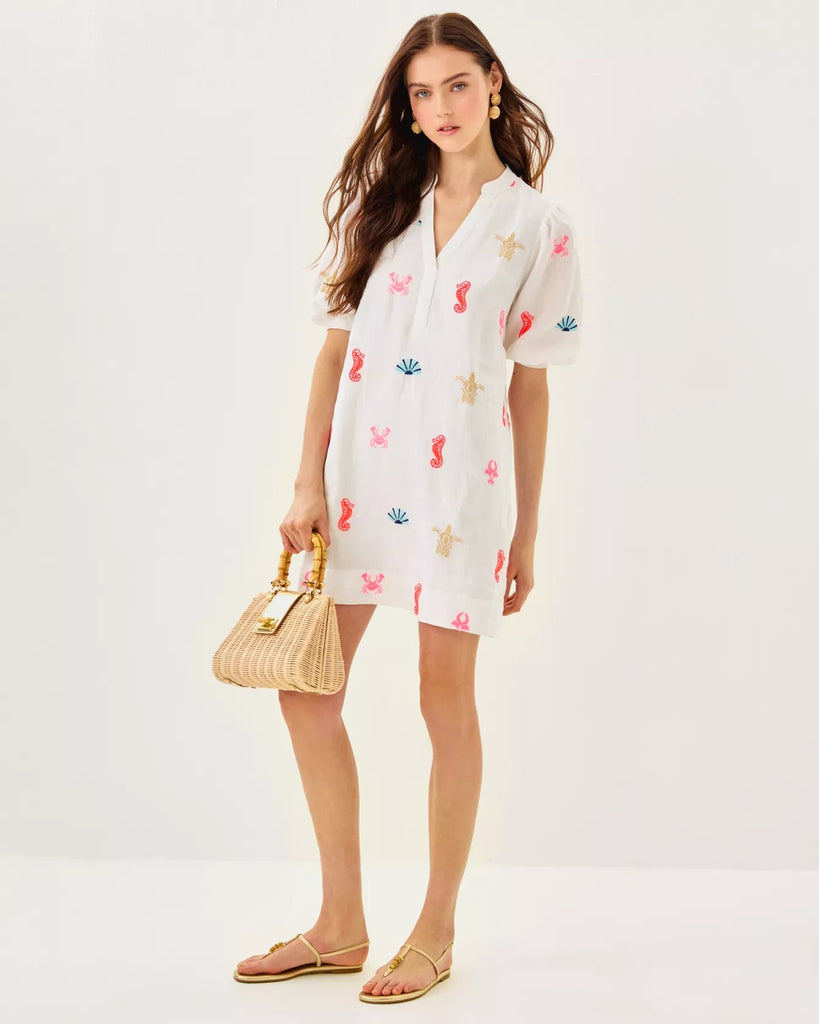 Mialeigh Linen DressHeartland Retail ItemsLILLY PULITZERThe Printed Peach Savannah
