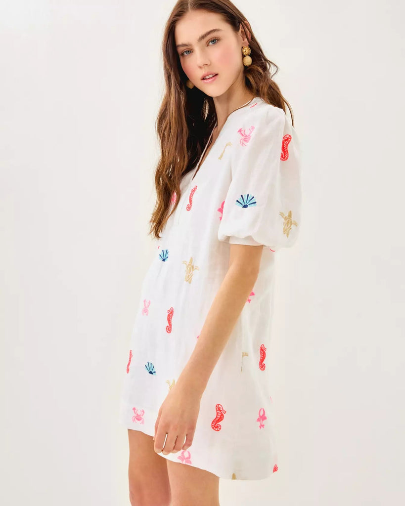Mialeigh Linen DressHeartland Retail ItemsLILLY PULITZERThe Printed Peach Savannah