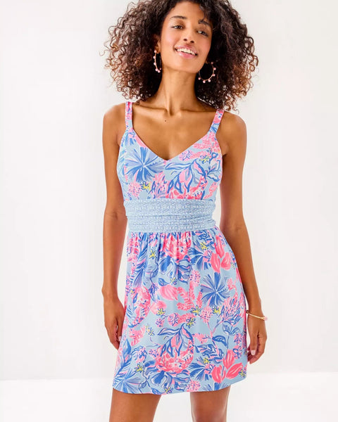 Nemy Skirted RomperWomens - RompersLILLY PULITZERThe Printed Peach Savannah