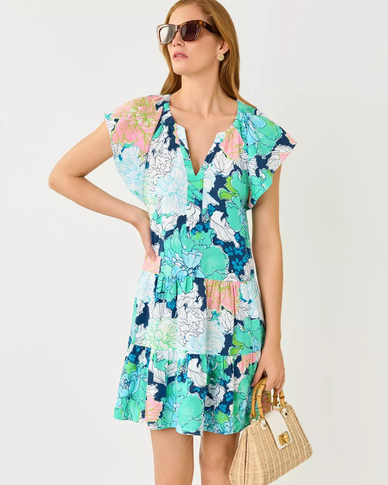printed linen dresses Norella Dress brut homeware AOSHABABI Women's Cocktail Dresses Every stitch and detail Size:S Long