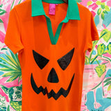Orange Pumpkin Collar DressWomen’s DressesQueen of SparklesThe Printed Peach Savannah