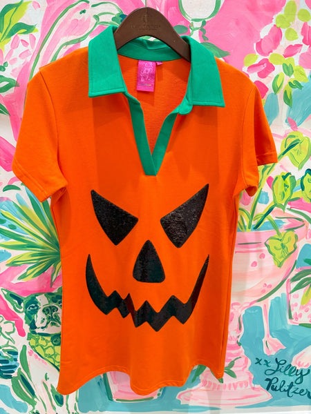 Orange Pumpkin Collar DressWomen’s DressesQueen of SparklesThe Printed Peach Savannah