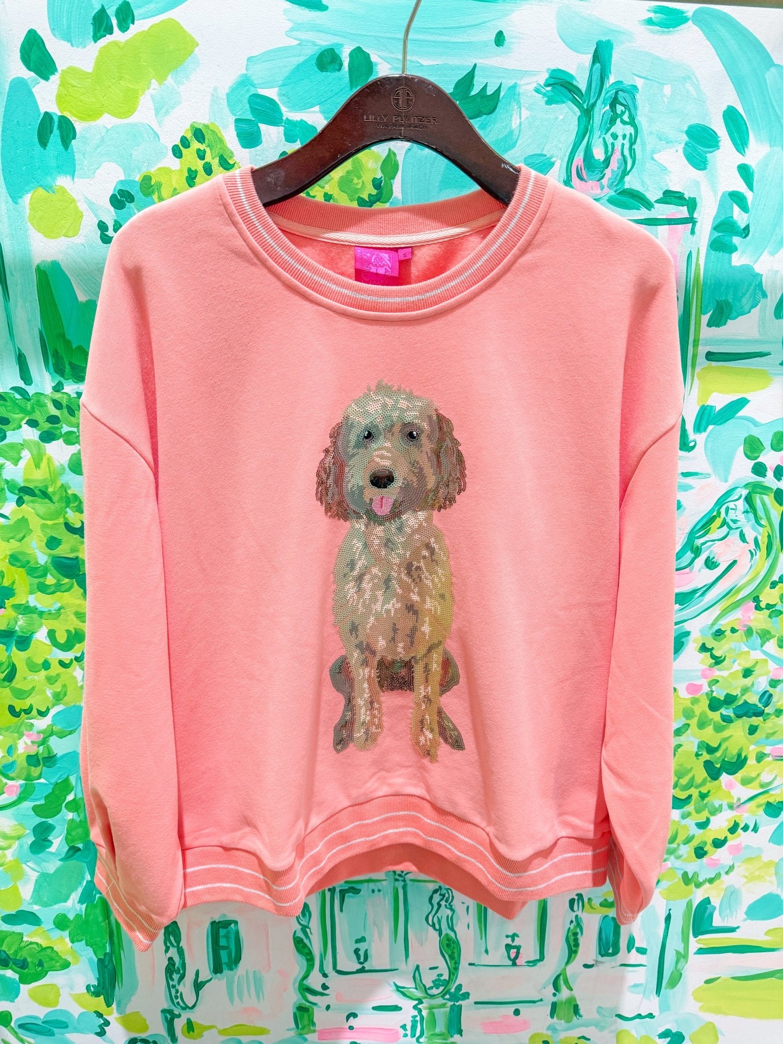 Peach Doodle SweatshirtQueen of SparklesThe Printed Peach Savannah