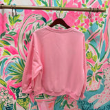 Pink Candyland Logo SweatshirtWomens - Tops - Sweatshirts & PopoversQueen of SparklesThe Printed Peach Savannah