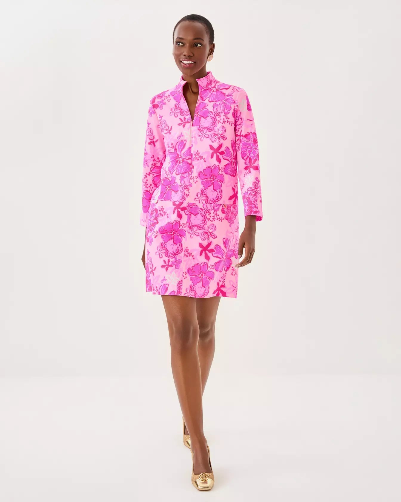 Rosie DressWomens - Dresses - Straight DressesLILLY PULITZERThe Printed Peach Savannah