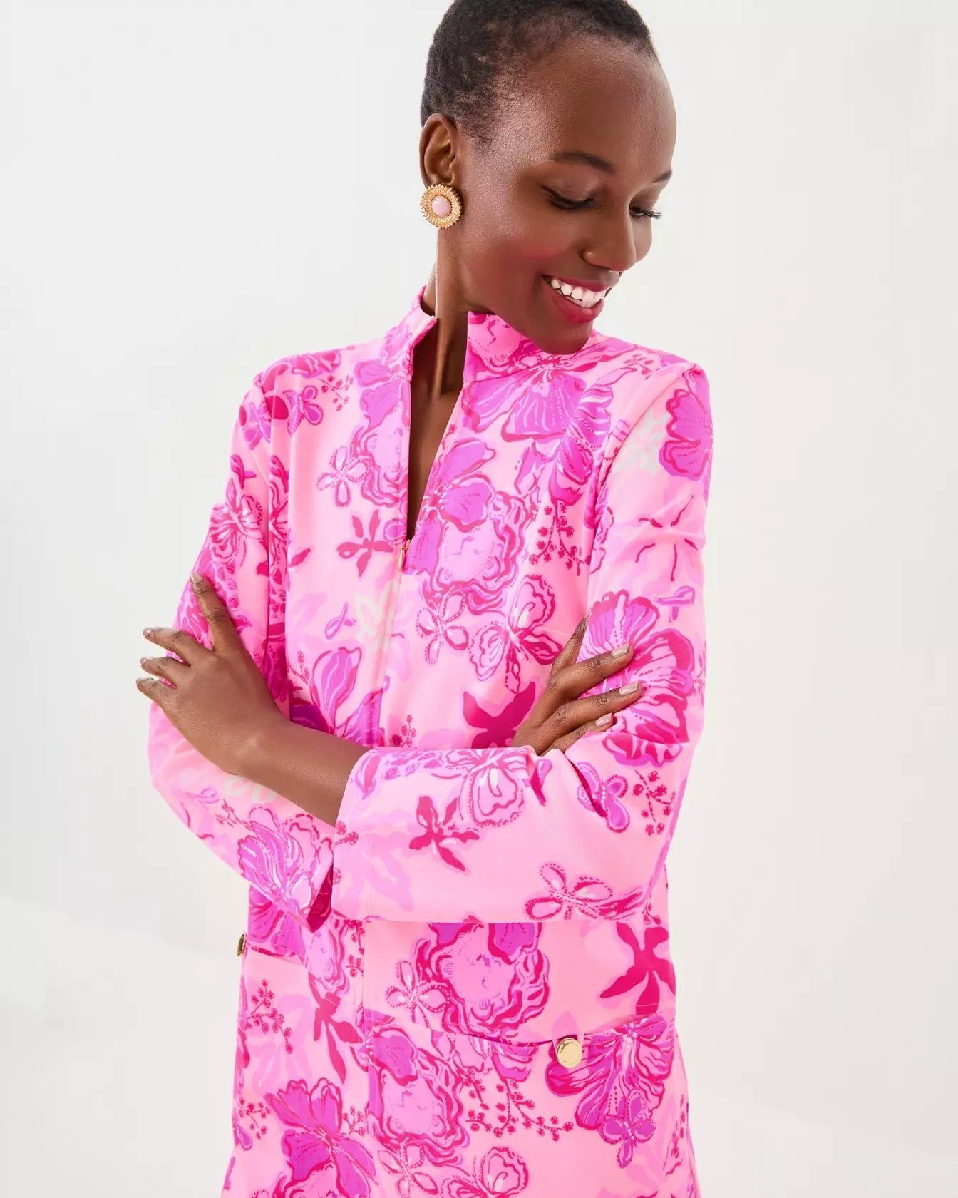 Rosie DressWomens - Dresses - Straight DressesLILLY PULITZERThe Printed Peach Savannah