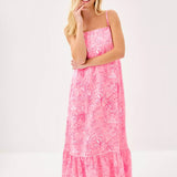 Rozalie Linen Maxi DressWomens - DressesLILLY PULITZERThe Printed Peach Savannah
