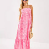 Rozalie Linen Maxi DressWomens - DressesLILLY PULITZERThe Printed Peach Savannah