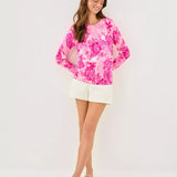 Salima SweaterWomen - Sweaters & Cardigans - Pullover SweatersLILLY PULITZERThe Printed Peach Savannah