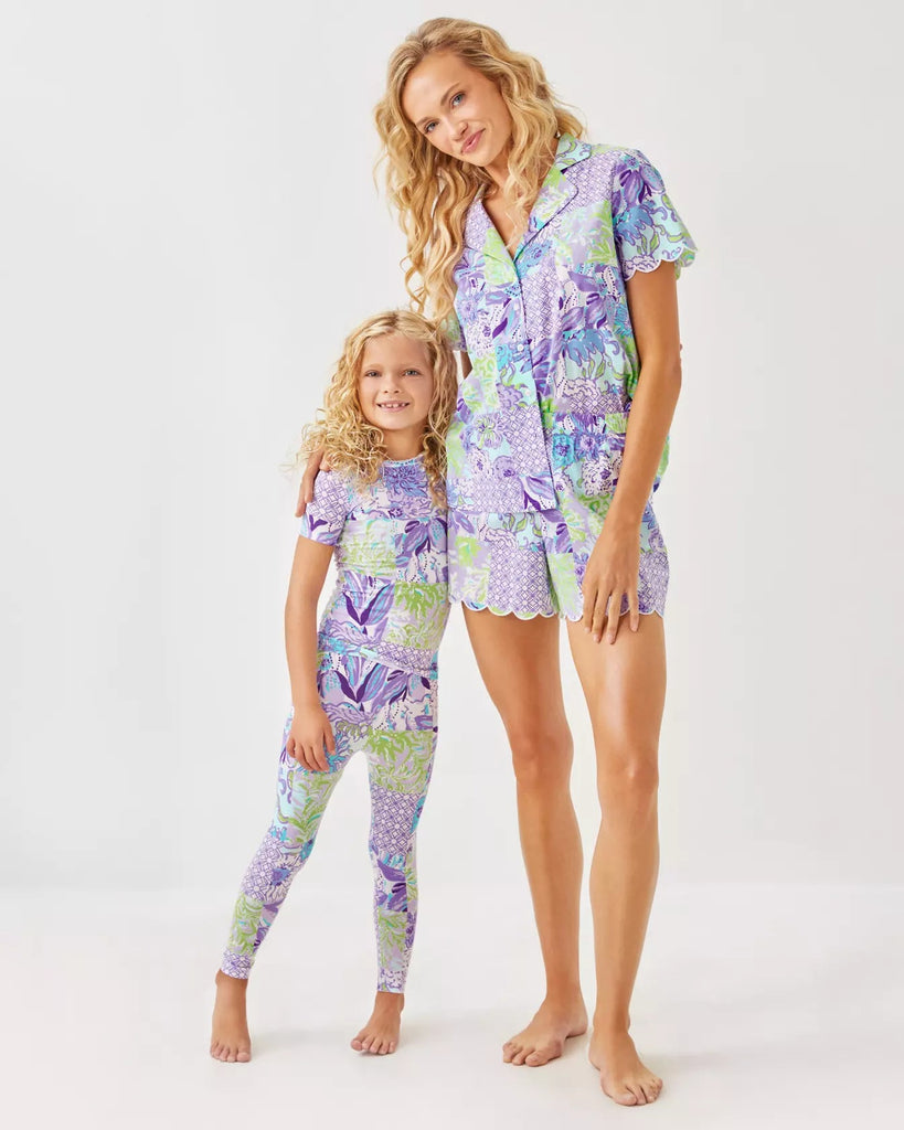 Sammy Short Sleeved Pajama SetLILLY PULITZERThe Printed Peach Savannah