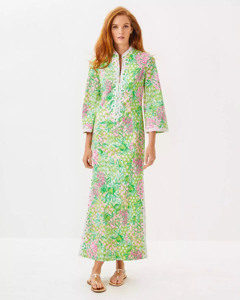 Shealyn Stretch Maxi CaftanHeartland Retail ItemsLILLY PULITZERThe Printed Peach Savannah