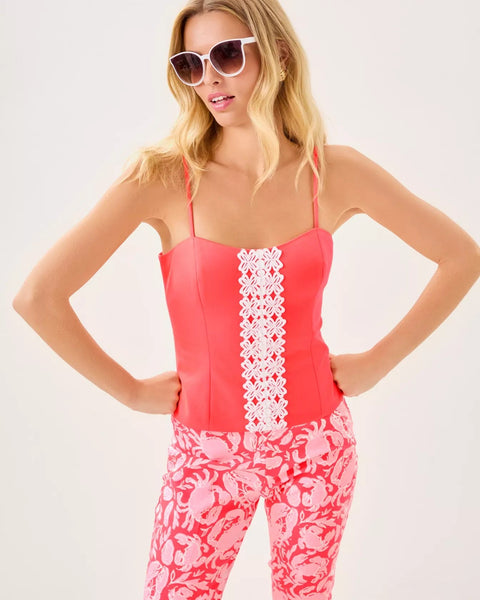 Shelli Stretch TopHeartland Retail ItemsLILLY PULITZERThe Printed Peach Savannah